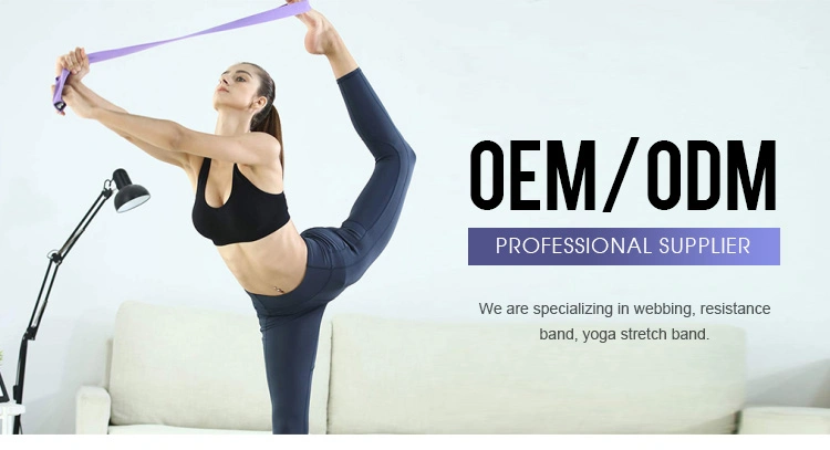 Custom Logo Elastic Exercise Yoga Fitness Hip Resistance Bands