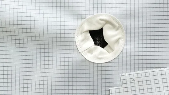 PA 66 Grid Pattern Anti Static Press Plate Filter Cloth 