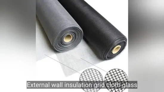 6X3mm 100A Heat Resistance Reinforced Fiberglass Mesh Grid Net Cloth for Waterproof Alassfiber 