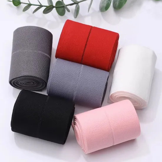 Abpf Waistband Hook and Loop Magic Tape Custom Nylon Silicone Gripper Elastic Adhesive Double Sided Band 