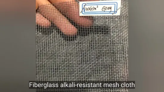 6X6mm 160g Heat Resistance Reinforced Fiberglass Mesh Grid Net Cloth for Waterproof Glassfiber 