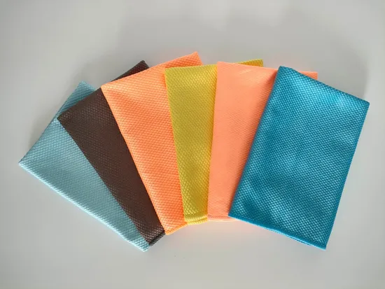 Masthome Multipurpose 80% Polyester 20% Nylon Windows Glasses Cleaning Cloth Screen Wiping Rags Fish Scale Grid Cleaning Cloth 