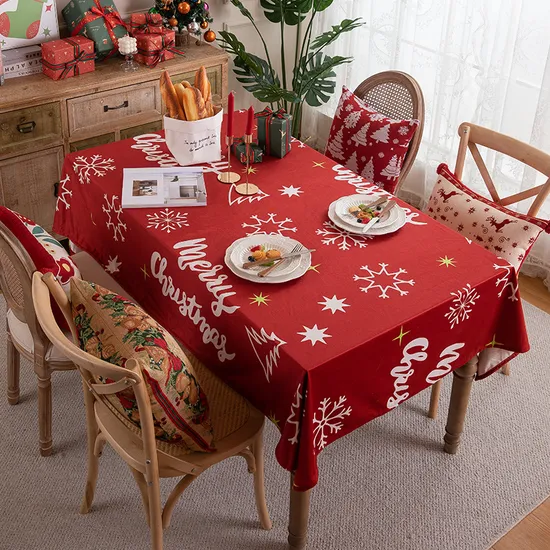 Manufacturers Direct Selling Customizable Natural 100% Linen Kitchen Tablecloth Grid Pattern Able Cloth for Hotel Party 
